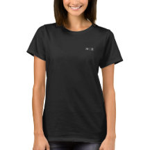Monogramme noir minimaliste moderne