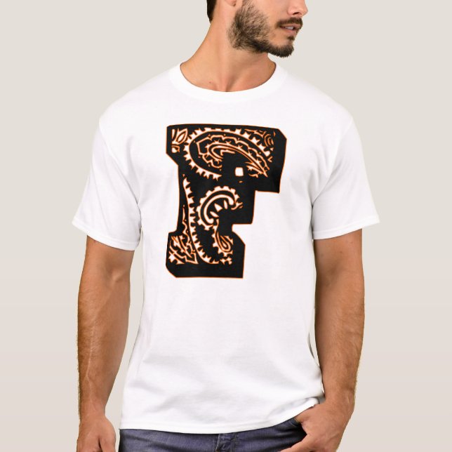 T-shirt Monogramme Paisley - F (Devant)