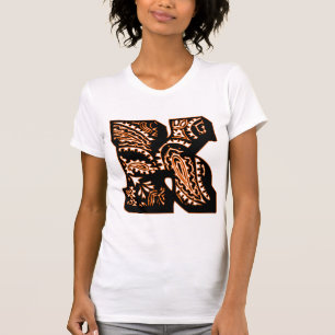 T-shirt Monogramme Paisley - K