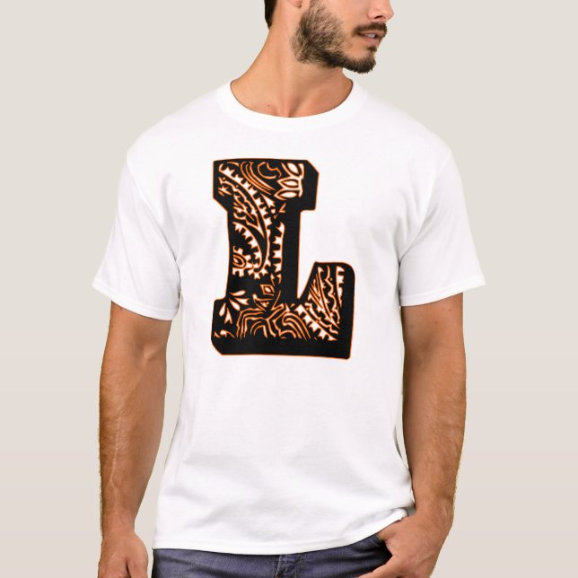 T-shirt Monogramme Paisley - L (Devant)