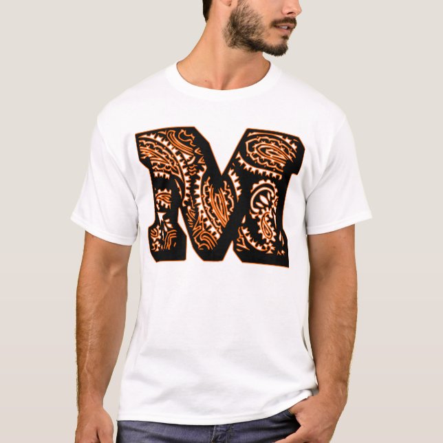 T-shirt Monogramme Paisley - M (Devant)