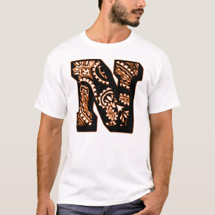 T-shirt Monogramme Paisley - N