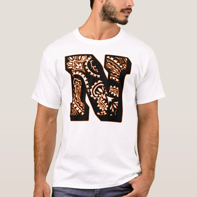 T-shirt Monogramme Paisley - N (Devant)