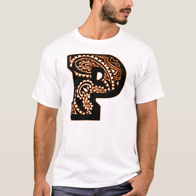 T-shirt Monogramme Paisley - P (Devant)