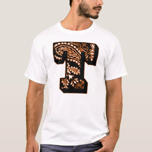 T-shirt Monogramme Paisley - T