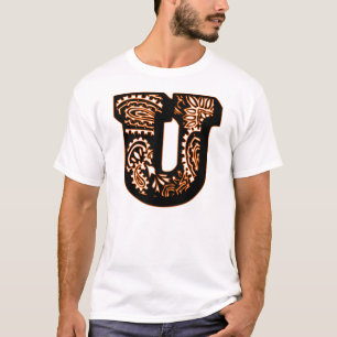 T-shirt Monogramme Paisley - U