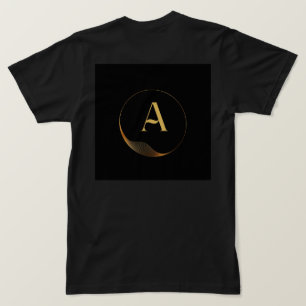 T-shirt Monogramme personnalisé A symbole imprimé couleur