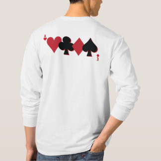 T-shirt Monogramme Personnalisé Jeu de cartes Poker de bri