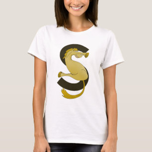 T-shirt Monogramme S Funny Pony Customisé