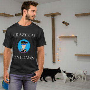 T-shirt monsieur chat fou
