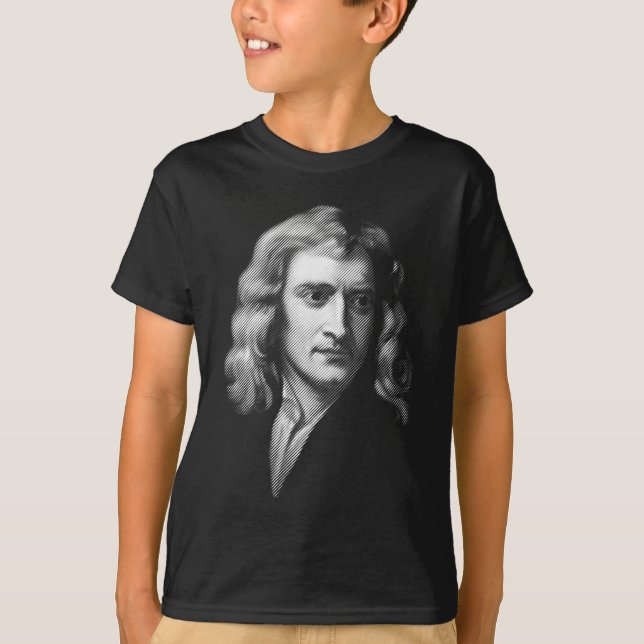 T-shirt monsieur Isaac Newton (Devant)