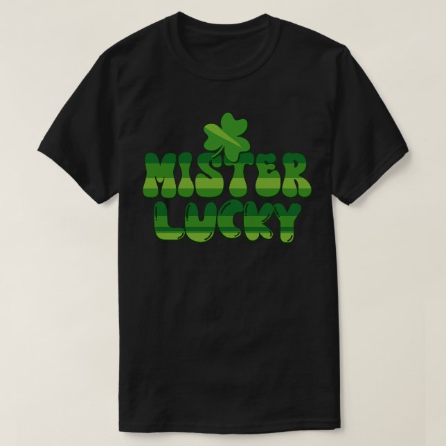 T-shirt Monsieur le ministre chanceux (Design devant)