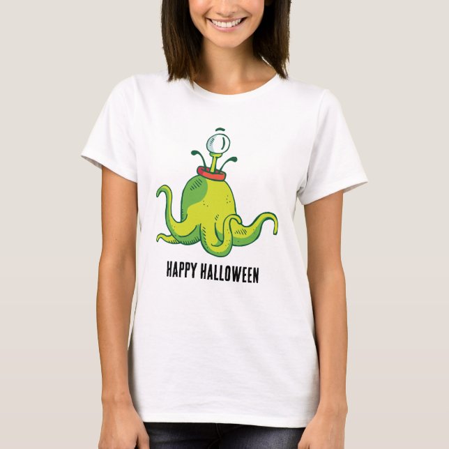 T-shirt Monster avec un oeil Halloween (Devant)