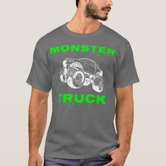 T-shirt Monster camion motif camion cadeau cool