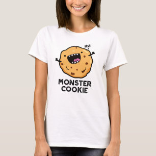T-shirt Monster Cookie Funky Food Pun