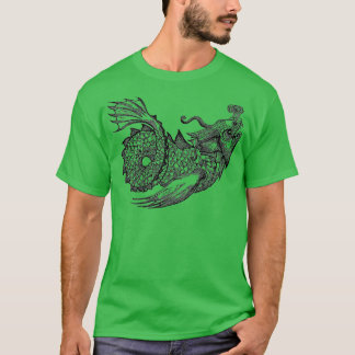T-shirt Monster de mer noir