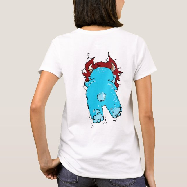 T-shirt Monster Escape double face (Dos)