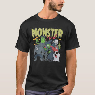 T-shirt Monster Mash Funny Halloween Saison Éffrayante Tri