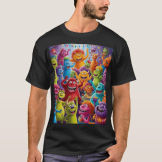 T-Shirt Monster mignon : Célébrez le plaisir avec 