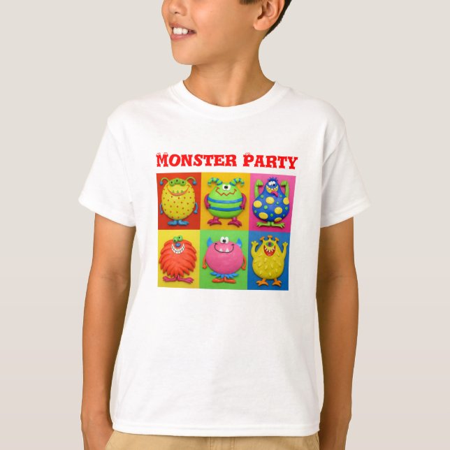 T-shirt Monster Party (Devant)