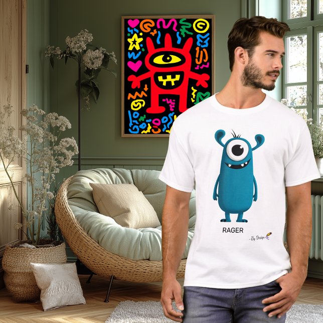 T-shirt Monster Rager | Design original pour Party Spirit (Créateur téléchargé)