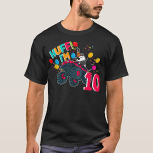 T-shirt Monster Truck 10 Panda conducteur mignonne ours an