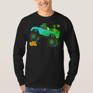 T-shirt Monster Truck Boys Toodles Enfants Shamrock St Pat