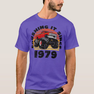 T-shirt Monster Truck Driver Le Conduit Depuis 1979 Annive