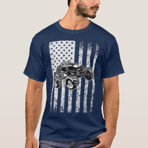 T-shirt Monster truck flag - monster truck outfit