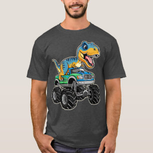 T-shirt Monster Truck Funny Design équitation T Rex Lover
