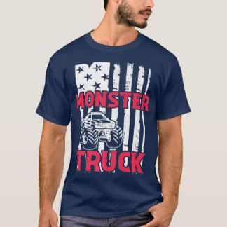 T-shirt Monster Truck Funny Driver 2076