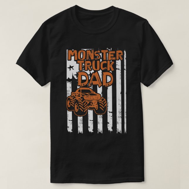 T-shirt Monster Truck Funny Driver 2080 (Design devant)