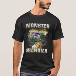 T-shirt Monster Truck Grandma Monster Truck Are My Jam Tru