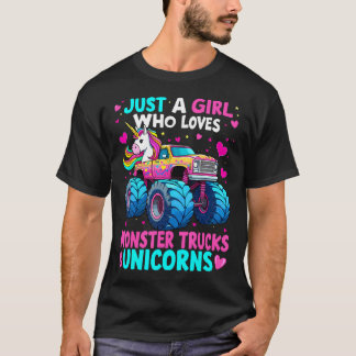 T-shirt Monster Truck Just A Girl Who Loves Monster Trucks