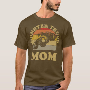 T-shirt Monster Truck Mom Rétro Vintage Monster Tr