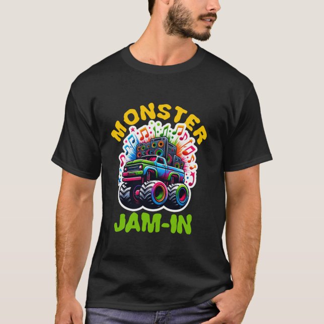 T-shirt Monster Truck Monster Jam In Off Road Adventure T (Devant)