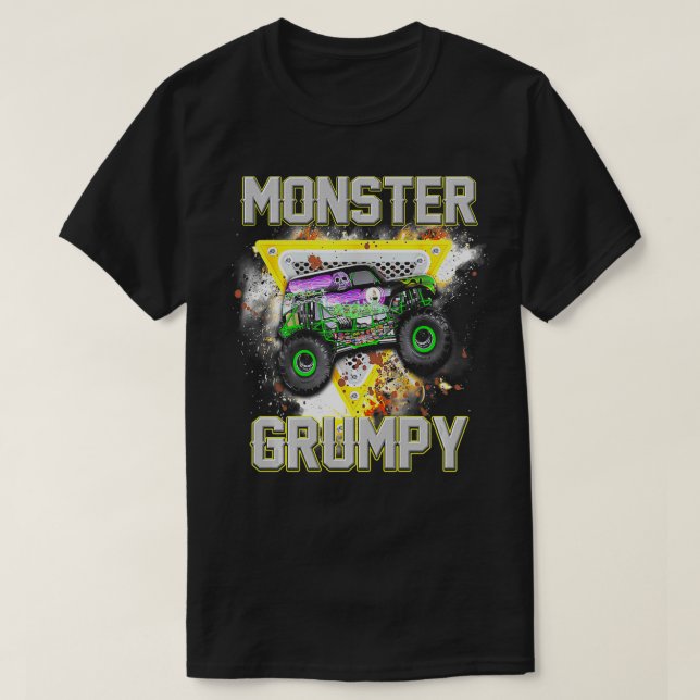 T-shirt Monster Truck Monster Truck Are My Jam Truck Love (Design devant)