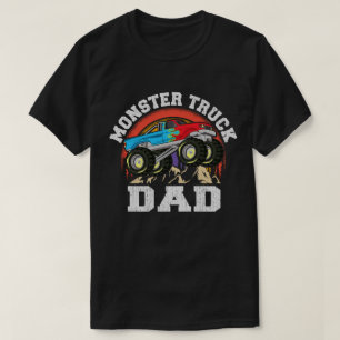T-shirt Monster Truck Papa Correspondant Famille Monster T