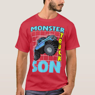 T-shirt Monster Truck Son Monster Truck Famille Fans