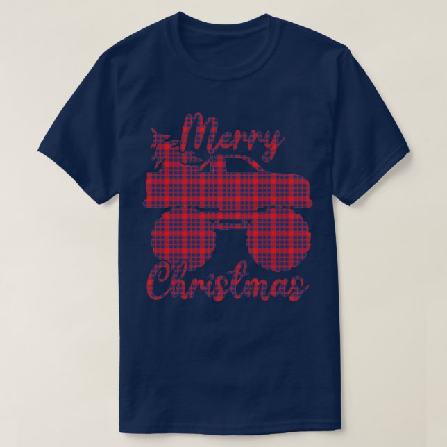 T-shirt Monster Truck Ugly Sweater Apparence Joyeux Christ (Design devant)