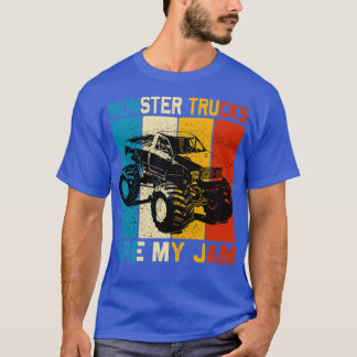 T-shirt Monster Truck vintage Retro Style Monster Trucs A
