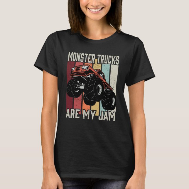 T-shirt Monster Trucks Are My Jam  1 (Devant)