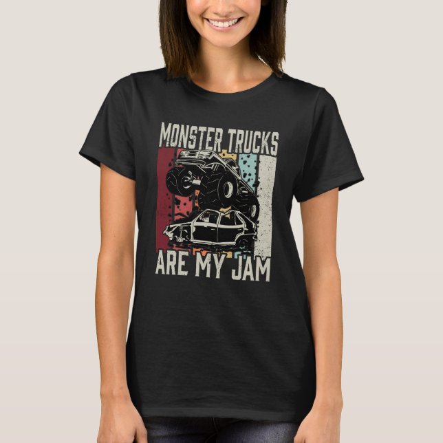 T-shirt Monster Trucks Are My Jam  2 (Devant)