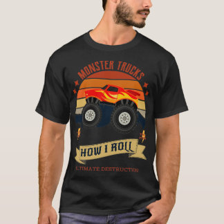 T-shirt Monster Trucks How I Roll 37