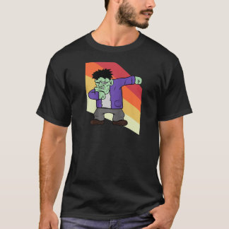 T-shirt Monster Zombie Dabbing Dab Dancing Costum Hallowee
