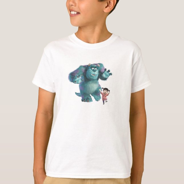 T-shirt Monsters Inc. Boo & Sulley (Devant)