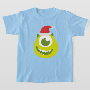 T-shirt Monsters Inc.   Mike à Santa Hat