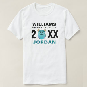 T-shirt Monsters, Inc. Sulley - Vacances familiales et an