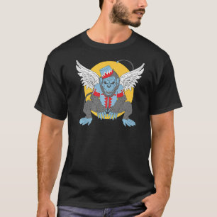 T-shirt Monstre ailé de singe volant
