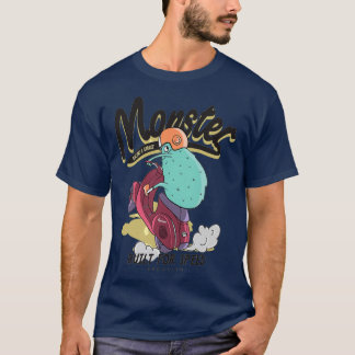 T-shirt Monstre cool à moto 2